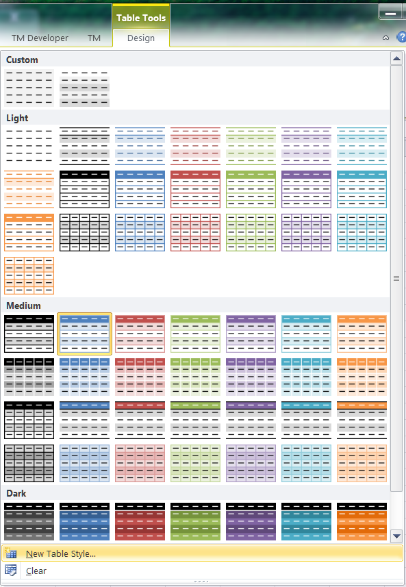 Banding Rows In An Excel Table 5897